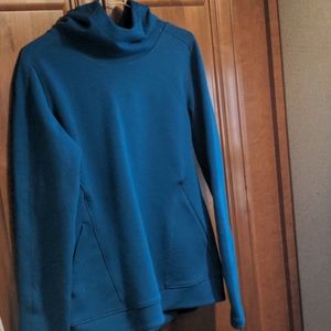 Woolx blue hoody merino wool